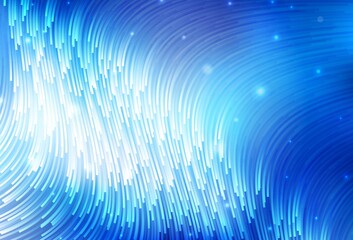 Light BLUE vector background with wry lines.