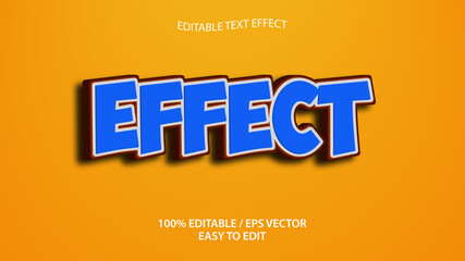 effect text effect eps Premium Vector
