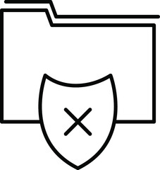 Unique Line Vector icon