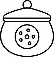 Unique Line vector Icon