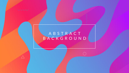 Futuristic Poster. Tech Landing Page. Abstract Layout. Multicolor Composition. Purple Trendy Background. Minimal Screen. Cool Digital Cover. Graphic Frame. Lilac Futuristic Poster