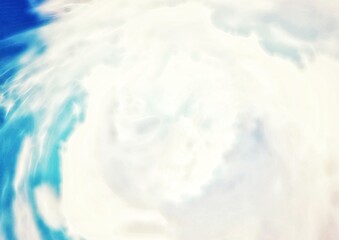 空に渦巻く雲のイラスト