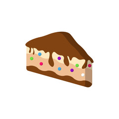 cheesecake cake icon design vector