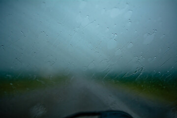 rain drops on window