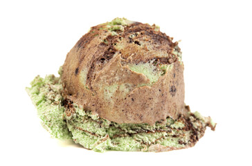 Scoop of Mint Chocolate Chip Ice Cream