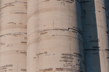 concrete silos background © eugen