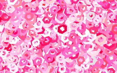 Light Red, Yellow vector layout with hexagonal shapes.