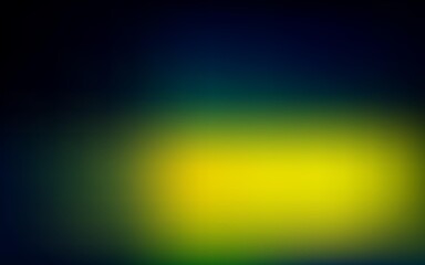 Dark blue, green vector blur drawing.