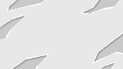 Vector illustration of ripped torn paper background design with copy space for text template