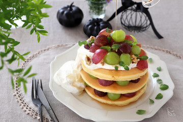 ぶどうパンケーキ