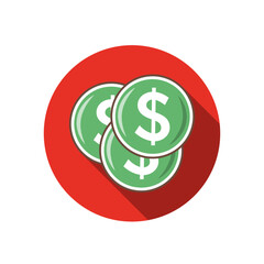 unique icons cover many categories including business, food, technology, finance, with flat design concept