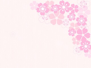 桜の花の背景素材