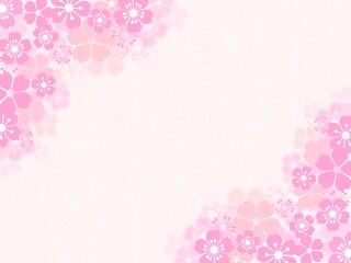桜の花の背景素材