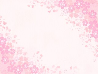 桜の花の背景素材