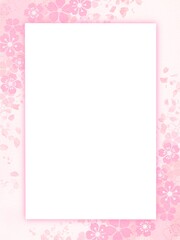 桜の花の背景素材