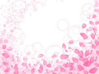 桜の花の背景素材