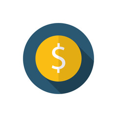 unique icons cover many categories including business, food, technology, finance, with flat design concept