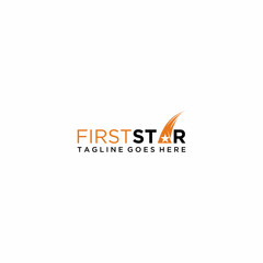 First Star Logo Sign Design