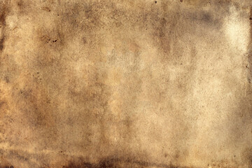 Old brown paper grunge background. Abstract liquid coffee color texture.