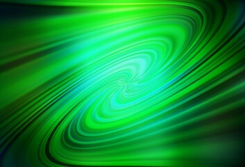 Fototapeta premium Dark Green vector abstract blurred background.