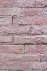 Brick block walls with retro motifs are built to serve as wall walls - and to prevent thieves from stealing - the home and private property of the host.