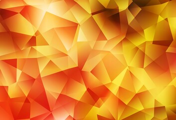 Light Orange vector low poly layout.