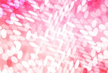 Light Pink, Yellow vector texture with disks.