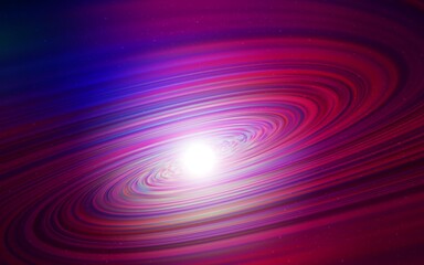 Dark Pink, Blue vector background with astronomical stars.