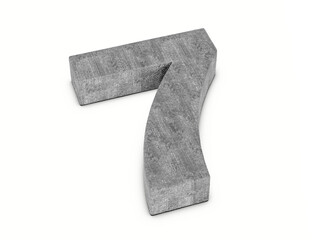 Concrete number seven