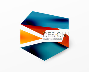 Background color abstract overlapping lines. Minimal composition vector illustration for wallpaper banner background or landing page