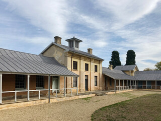 Historic buildings called The Barracks originally built as a hospital for invalid convicts