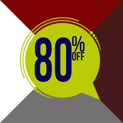 5 percent off, banner with floating balloon for promotions and offers.