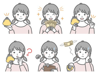 お金に関する色々　女の子