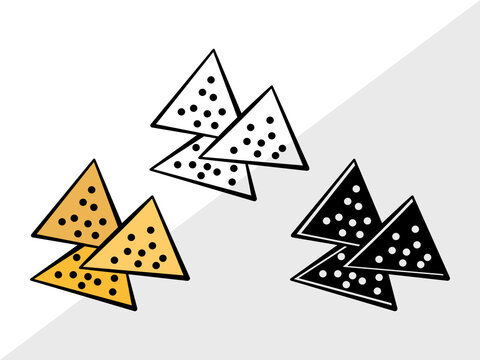 Nachos SVG | Nacho With Cheese Svg | Guacamole Nachos Svg | Tortilla Chips Svg | Nachos Clipart

