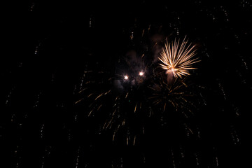 Fototapeta premium fireworks in the sky