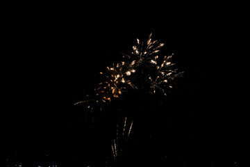 fireworks in the sky