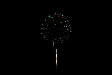 fireworks in the sky