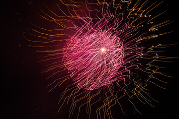 fireworks in the sky