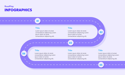 roadmap infographic template. timeline infographic vector template