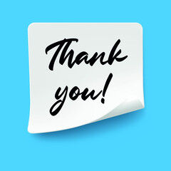 Text sign showing thank you