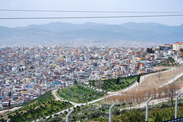 Kadifekale, a hilltop castle in İzmir, Turkey.