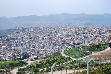 Kadifekale, a hilltop castle in İzmir, Turkey.