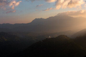 Sunset moment captured in Badulla, Sri Lanka