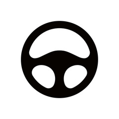 car Steering wheel icon 