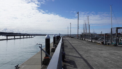 pier in the sea