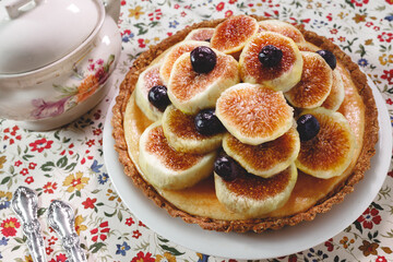 いちじくのタルト homemade Fig pie