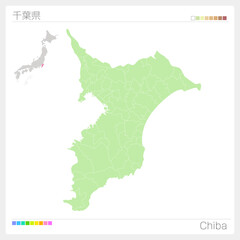 千葉県の地図・Chiba Map