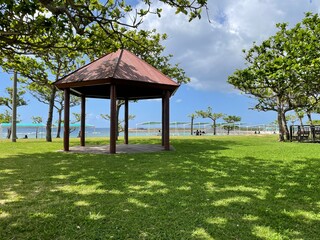 Okinawa Japan Park Gazeebo
