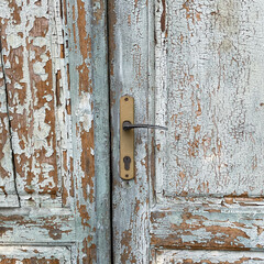 old rusty door