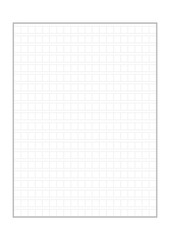 400字詰めの黒い横書きの原稿用紙･便せんのテンプレート - 20字&times;20段 - 横幅A4比率